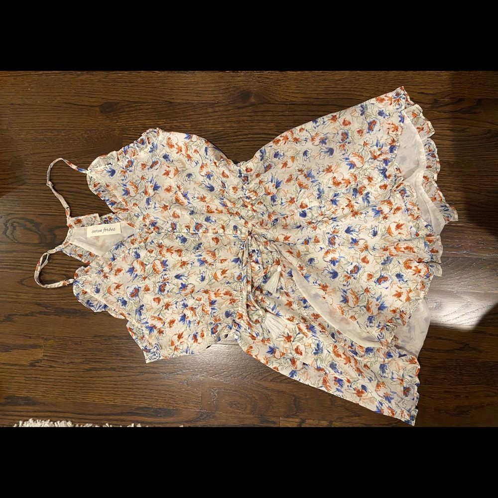Floral Chiffon Romper